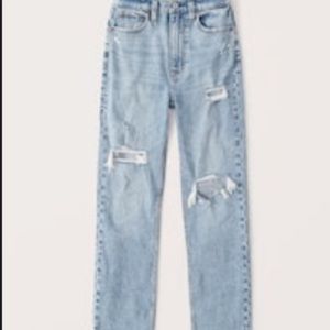 Abercrombie Jeans Ankle Straight Ultra High Rise 0S/25
